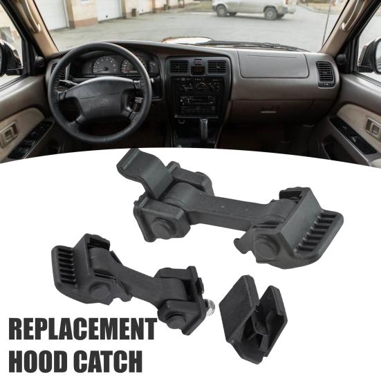 Hood Catch, Automobile Hood Latch, OE Reference: 55395653AF 55395653AG, Replacement Hood Catch for Jeep Wranglers TJ