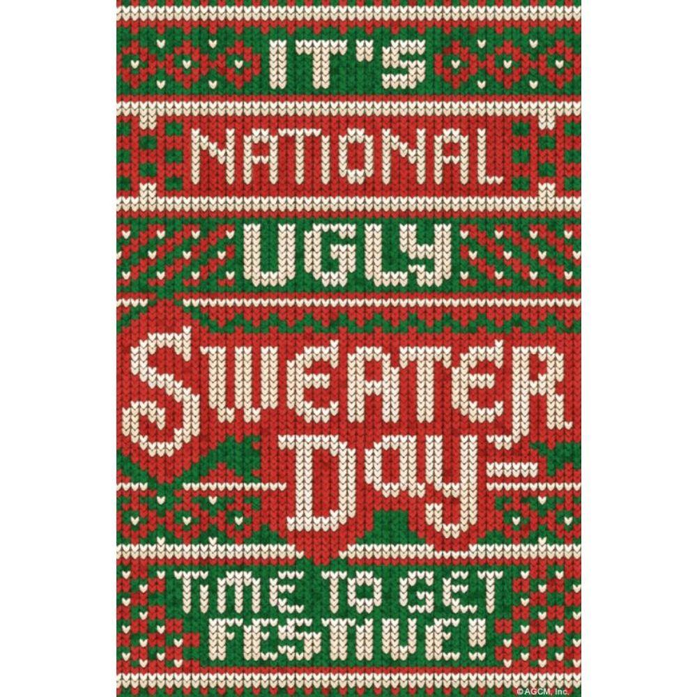 Vintage Christmas Metal Tin Sign Home Festive Wall Decor