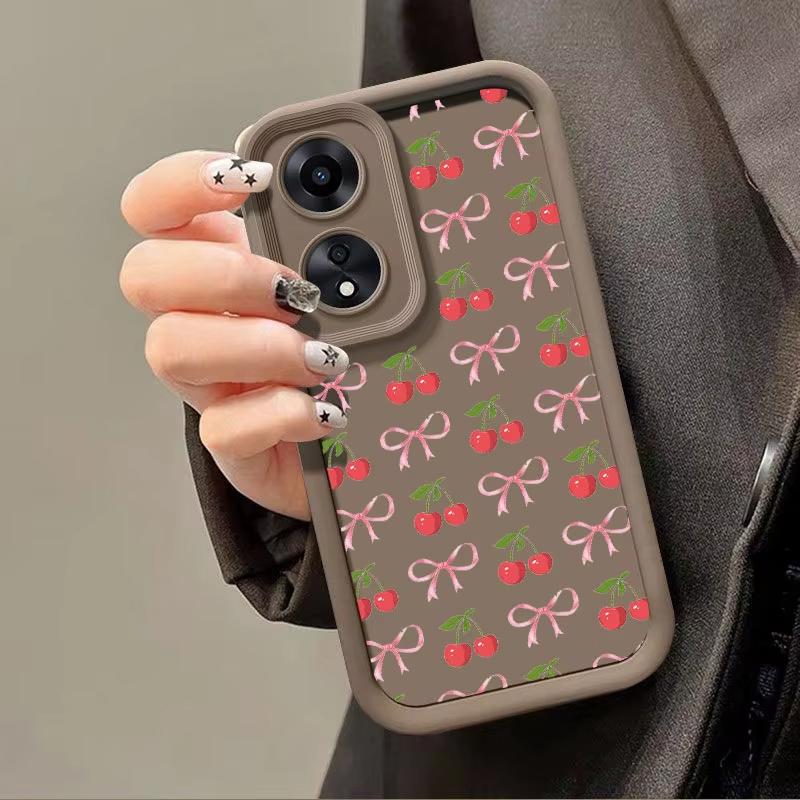 Cherry Fashine Phone Case For Samsung FE Plus Ultra S25 S24 S23 S22 S21 A54 A55 Soft Cover Coque Shockproof