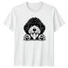 Curly Dog Paws Puppy Dogs Animals Unisexs TShirt Unisexs Tee Graphic Unisex Top