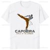 Dance of The Warrior Capoeira Printed Tshirt Brazilian Casual Fashion Streetwear Short Sleeve Man Tshirt Breathe Women Tees