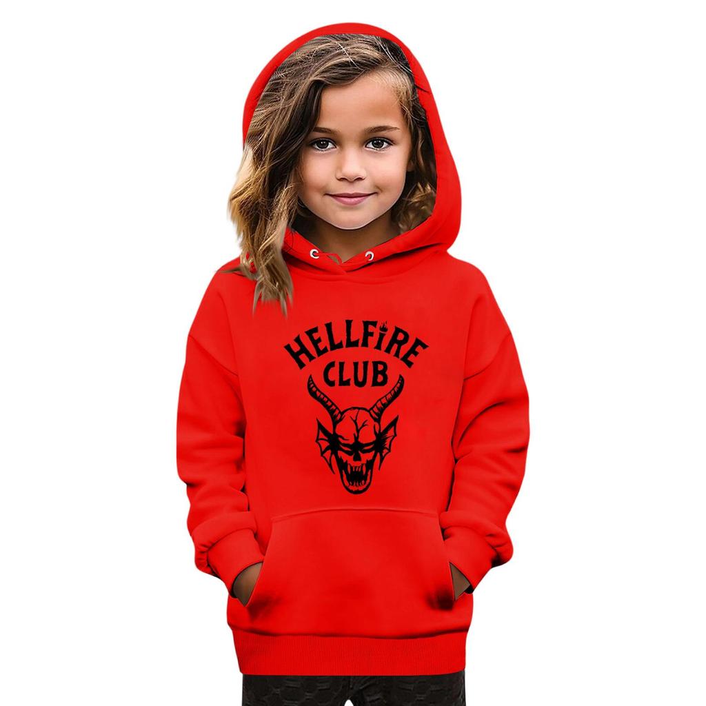 Dětská móda Tištěný pulovr Ležérní top s dlouhým rukávem a kulatým výstřihem