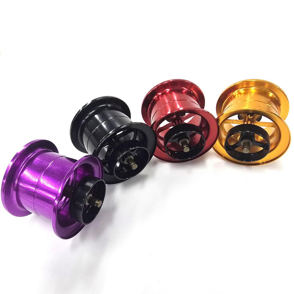 VISPREA Replacement Metal Shallow Spool for Daiwa Zillion Morethan and Ryoga Baitcasting Compatible with YU398 Shallow Spool for Baitcasting Steez,