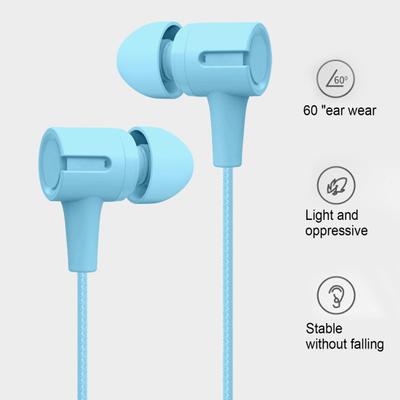 Kabel-Kopfhörer Macaron In-Ear Stereo Surround mit Mikrofon 3,5mm Bassstark Kabel-Handy-Headset Handy-Zubehör