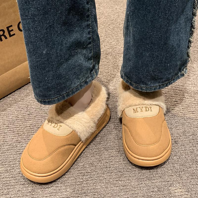 Women's Snow Boots 2024 New Thickened Fluff Comfortable Warm Plush Boots Women Shoes Woman Winter Chunky Boots Woman
