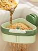 Kitchen Triangular Sink Strainer Suction Cup Food Waste Catcher Corner Sink Strainer for Kitchen Sink