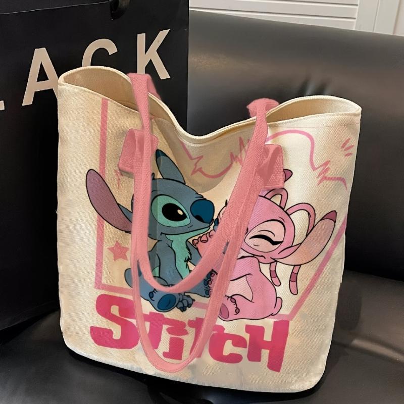 Disney Stitch Casual Crossbody Storage Bag with Zipper Closure, Commuting, Shopping, Gifts