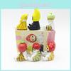 Adorable Cat Fruit Figurine Pvc Collectible Cute Blind Box Toy Model Set Of Six