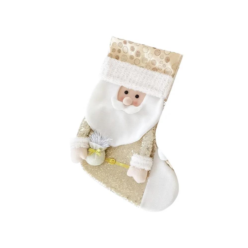 New Christmas Stockings, Santa Claus Velvet, Snowman, Reindeer, Fireplace Decorations, Holiday Gifts