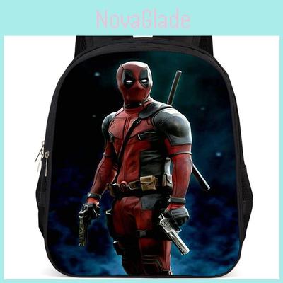 Deadpool 15-inch Extra Large Capacity Lightweight Oxford Cloth Kids Backpack