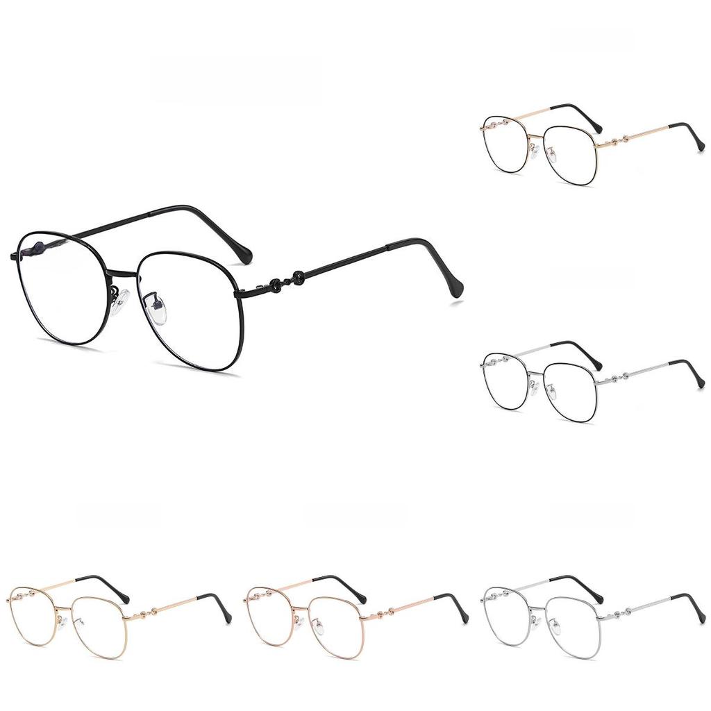 New Ni Ni Style Eyeglass Frame With Blue Light Blocking Metal Design For Fashionable Adults