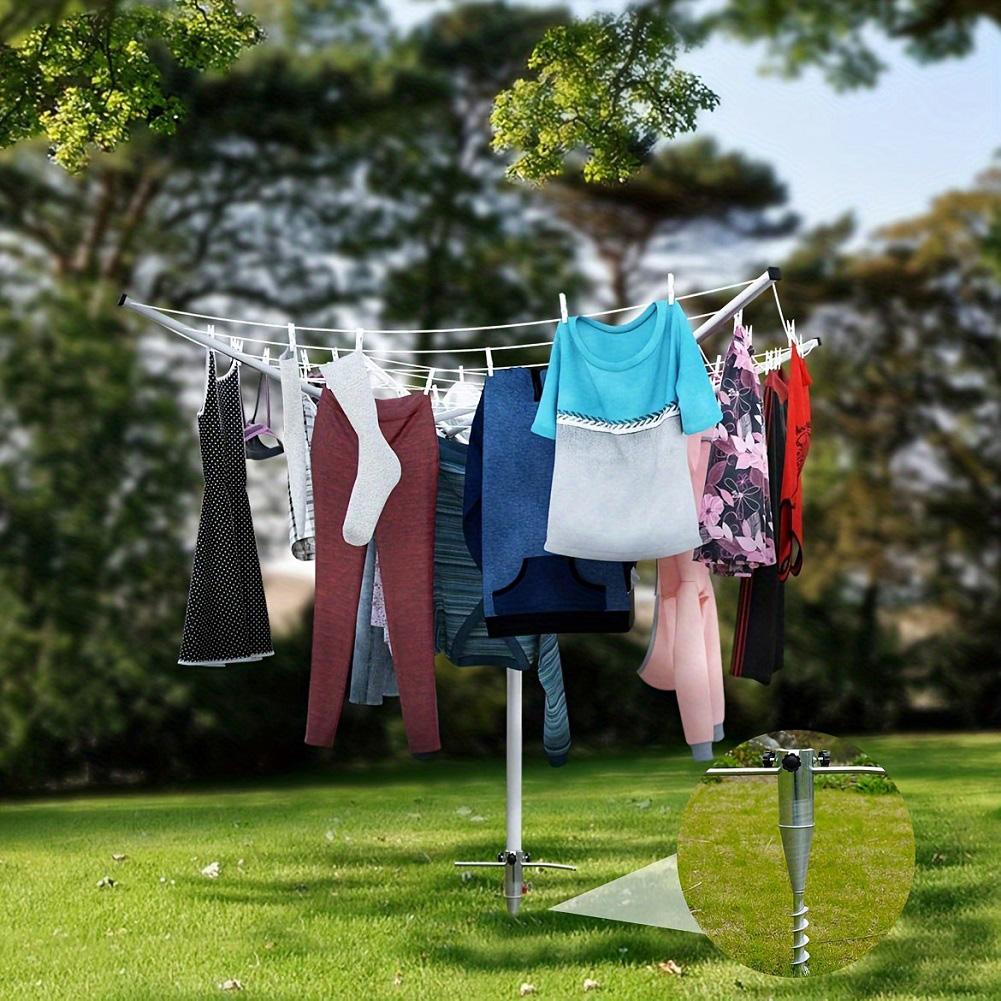 Beach Umbrella Sand Anchor No Dig Metal Umbrella Stand Heavy Duty Beach Sand Ground Anchor for Outdoor Yard Garden