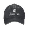 Stratton Security Company Oakmont Baseball Cap Classic Distressed Washed Movie Snapback Hat for Men Women Outdoor Adjustable Fit
