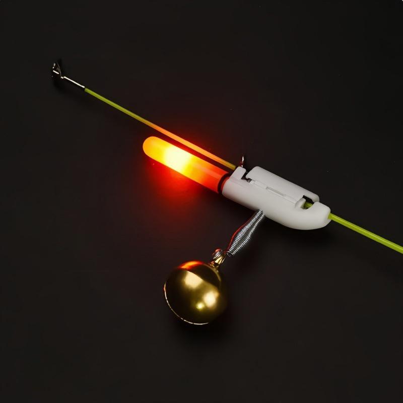 1/2Pcs Electronic Fishing Light Stick Rod Bell Luminous Fishing Float Led Usb Charge Fish Bite Alarm Tackle