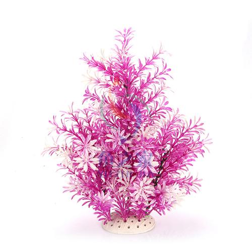 

1Pcs Simulation Artificial plants Aquarium Decor Water Weeds Ornament Plant fish tank aquarium Grass akvaryum dekor 36 cm фиолетовый