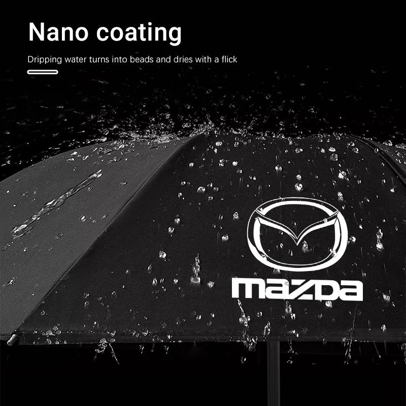 Car Rain Umbrella Foldable Sun Umbrella For Mazda 3 6 2 5 CX5 CX3 Atenza MX5 CX7 Axela CX30 CX90 CX60 CX50 MX30 CX9 RX8 CX8