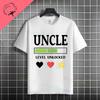 Funny Uncle Level Unlocked Graphic Tshirt Casual Fashion Streetwear 100 Cotton Short Sleeve Crew Neck Tshirt Perfect For Gift