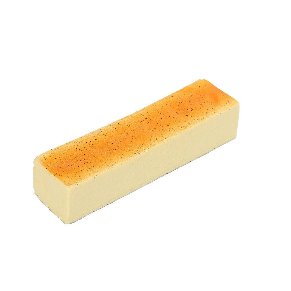 Release Hand Big Butter Stick Squeezing Toy Sensory Realistic Cheesecake Bars For Adult