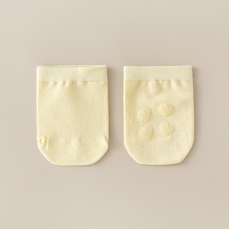 Half-length Sock Children's Summer Lightweight Mesh Breathable Silicone Anti-slip Non-slip Heel-free High Heels Foot Cover Socks for Girls Short Socks