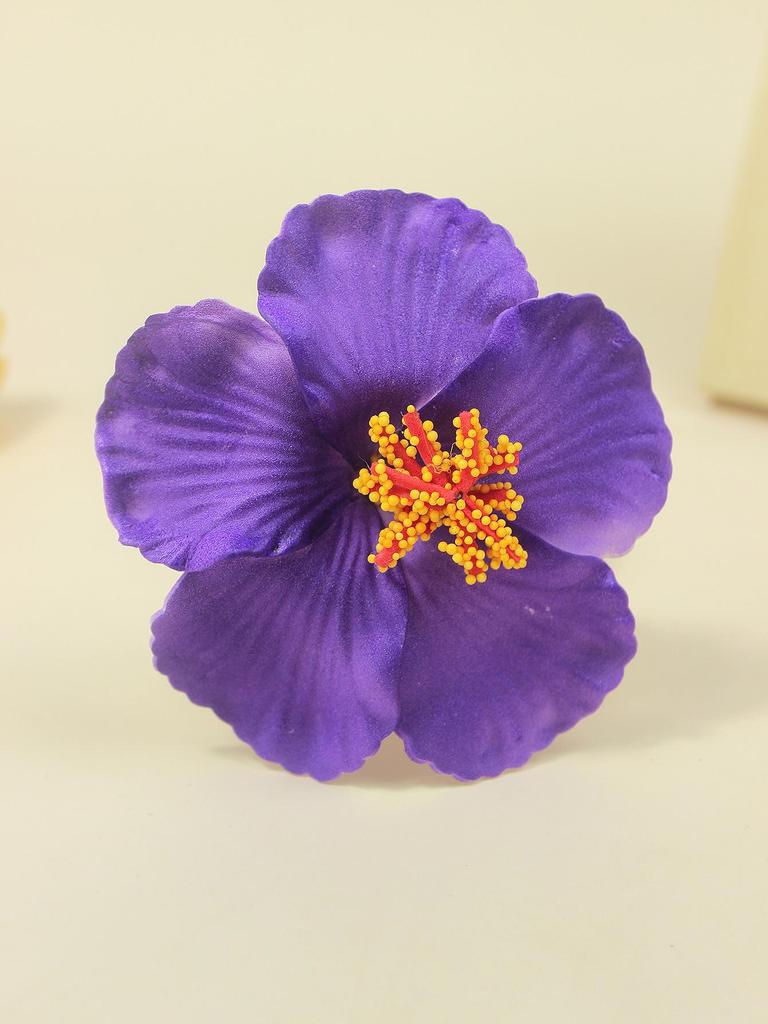 9cm EVA Frangipani Hibiscus Havajská Kvetinová Brošňa Pokrývka Hlavy Sušené Kvetinové Doplnky