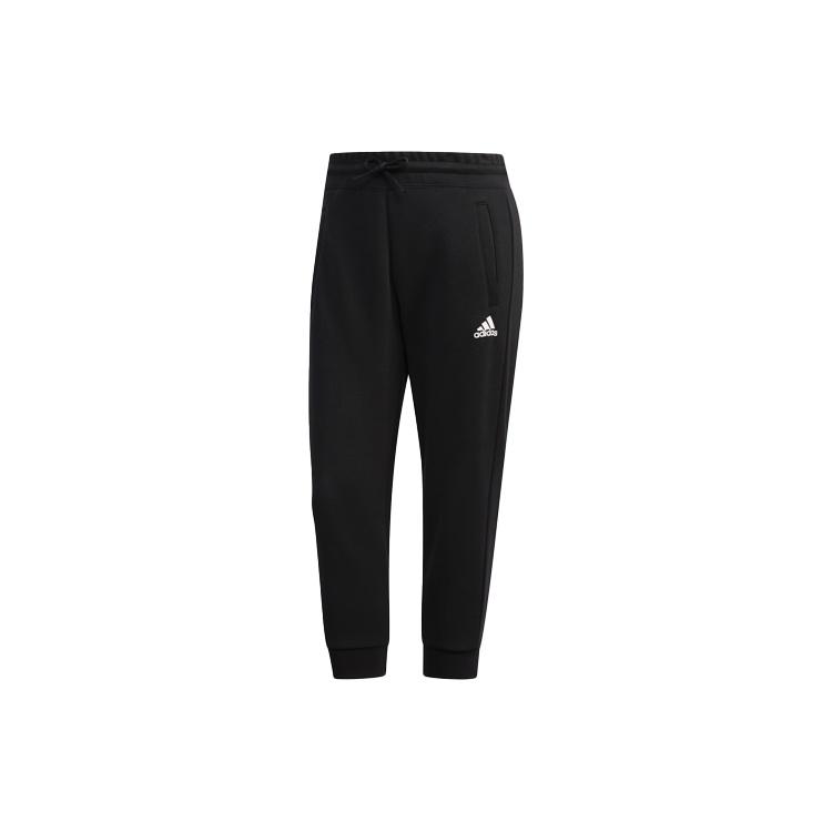 (WMNS) adidas 3/4 Length Breathable Knit Sports Pants Asia Sizing Black Women s EH3899 M