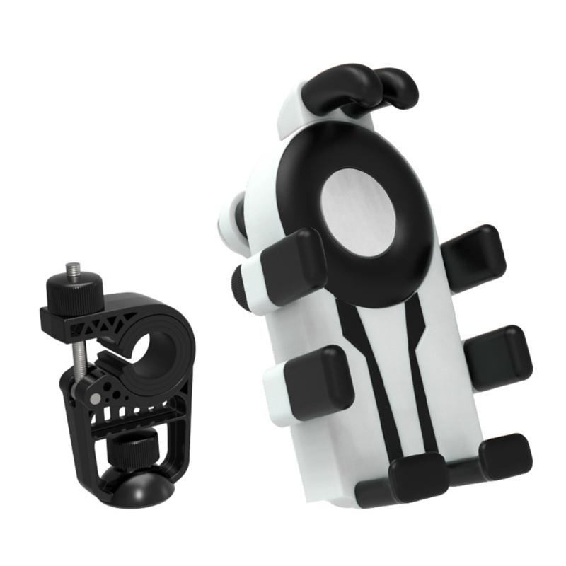 Shockproofed Cycling Phone Mount Nonslip Handlebars Clamp Cycling Gear for Outdoor Sport