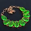 Green Topaz Gemstone Pure Copper Jewelry, Handmade Necklace Jewelry, Beauteous Topaz Necklace For Women