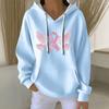 Women's Fashion Casual Christmas Angel Print Pullover Long-Sleeve Sweatshirt