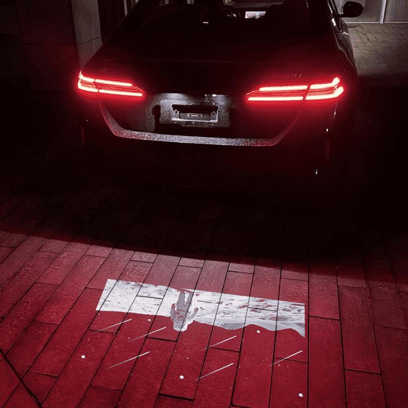 BMW Series Trunk Projection Lamp: License Plate & Ambient Light for 1/3/4/5, X1/X3/X5, M3/M4.