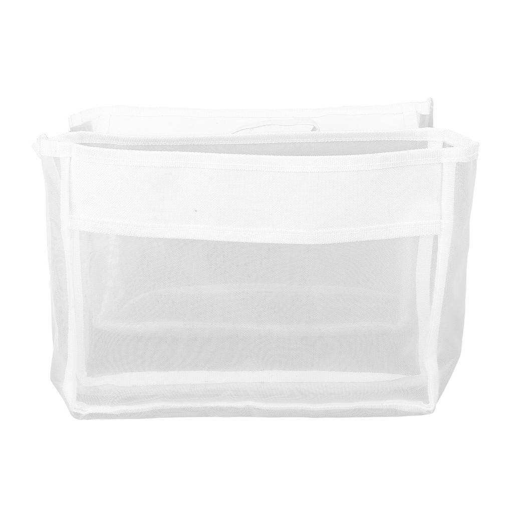 Bath Toy Organizer Large Capacity Bathtub Toy Holder Easy Access Mesh Storage Bag for Bathroom