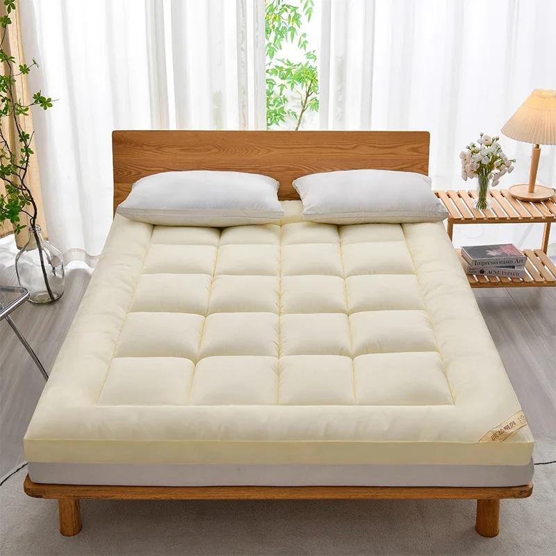 Soft Fluffy Autumn Warm Winter Mattress Pad Queen Thick Plush Mattress Toppers Warmth Single Double Bed Pads Car Sleep Mat Camp