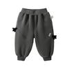 Kaka Panda Fleece-Lined Winter Sports Pants for Kids - Boys & Girls Toddler Wear