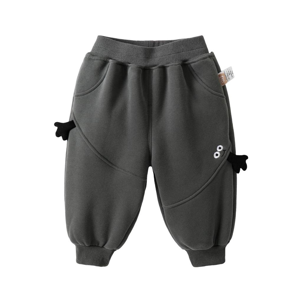 Kaka Panda Fleece-Lined Winter Sports Pants for Kids - Boys & Girls Toddler Wear