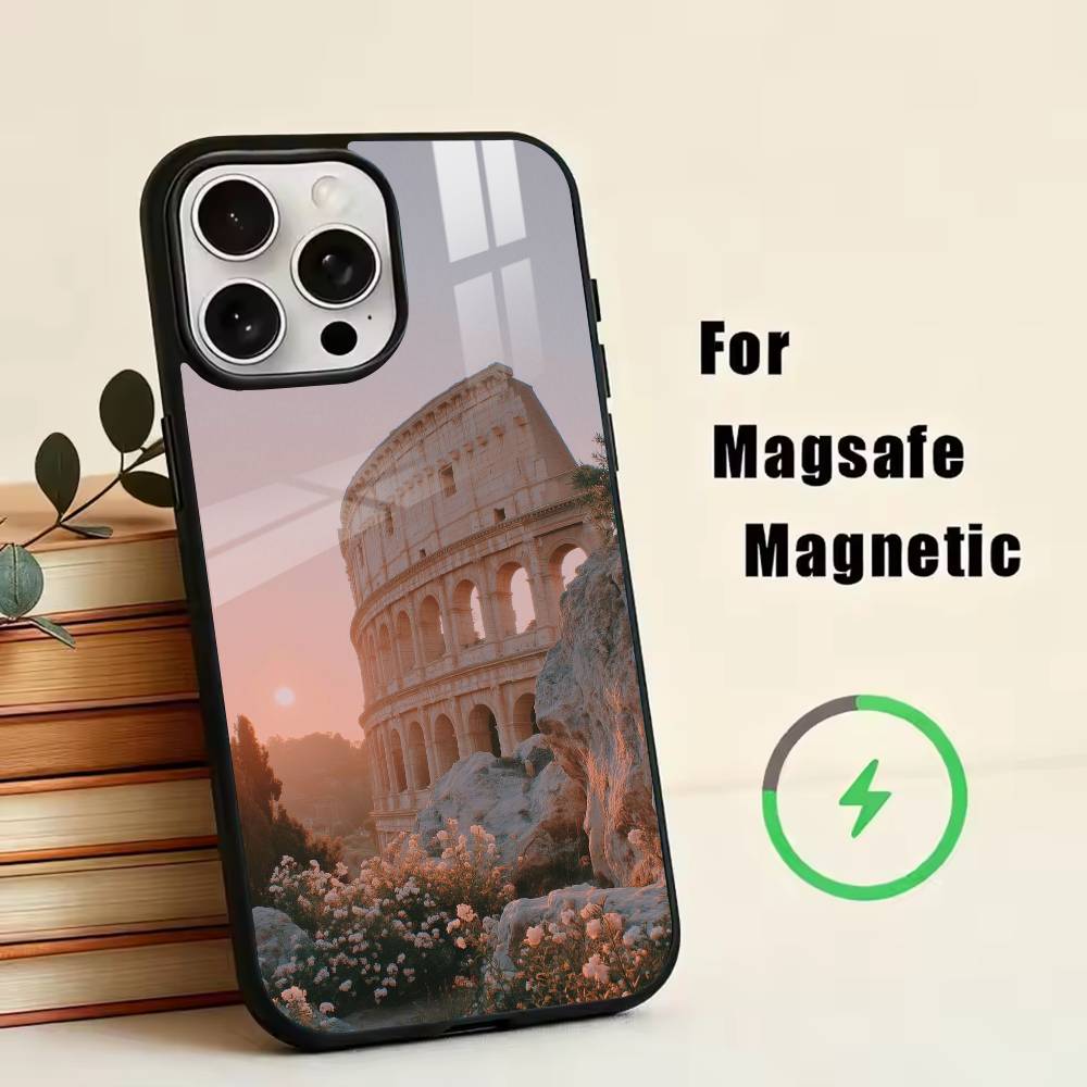 The Colosseum, Rome  Phone Case For iPhone17,16,15,14,13,12,11 Plus,Pro Magnetic For Magsafe Wireless Charging