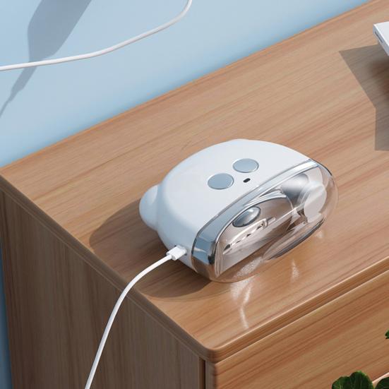 Baby Elektrisk Negleklipper med LED-lys Oppladbar 3 Hastigheter Automatisk Negletrimmer Barn Voksne Eldre Fingerneglklipper Poleringsmaskin Sliper