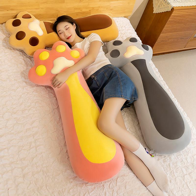Cute Cat Claw Throw Pillow Plush Toy Girl Bed To Sleep with Large Throw Pillow Cute Home Decoration