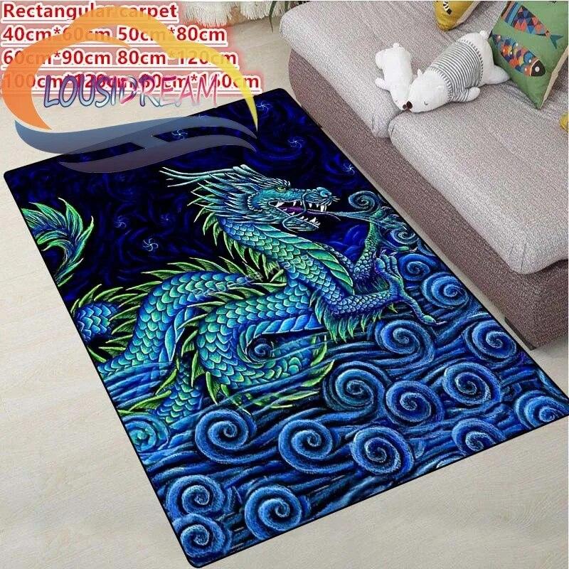 Różne wzory dywany z motywem smoka Moda 3D Salon Łóżko Duży obszar miękki Dywan Dom Dziecięcy mata podłogowa Dekoracja