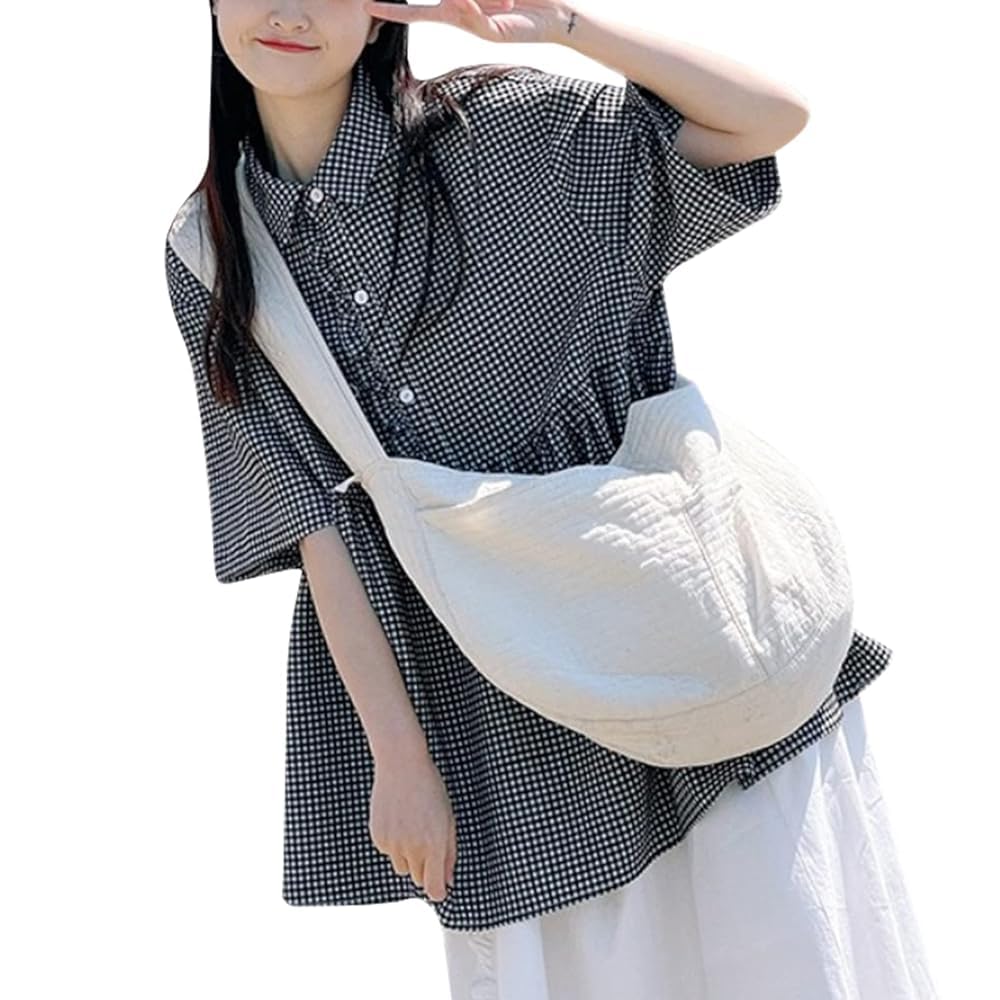 Checkered Blouse for Front Short Elegant and Large Going Autumn [DayaEmmoTQ] Women, Collared, Buttoned, Pullover, Open, Sleeve, Thin, Shirt, Top,