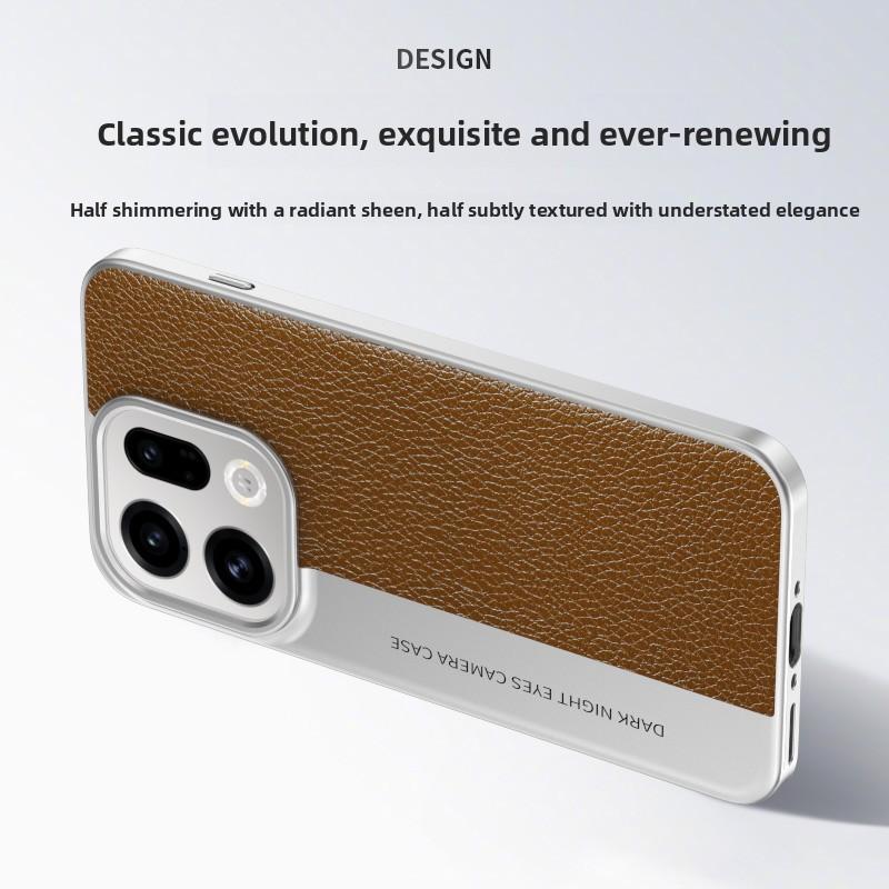 For OPPO Find X9 Pro Case Hard PC+PU Fashion Camera Lens Protective Back Cover Case For OPPO Find X9 X9Pro Phone Shell