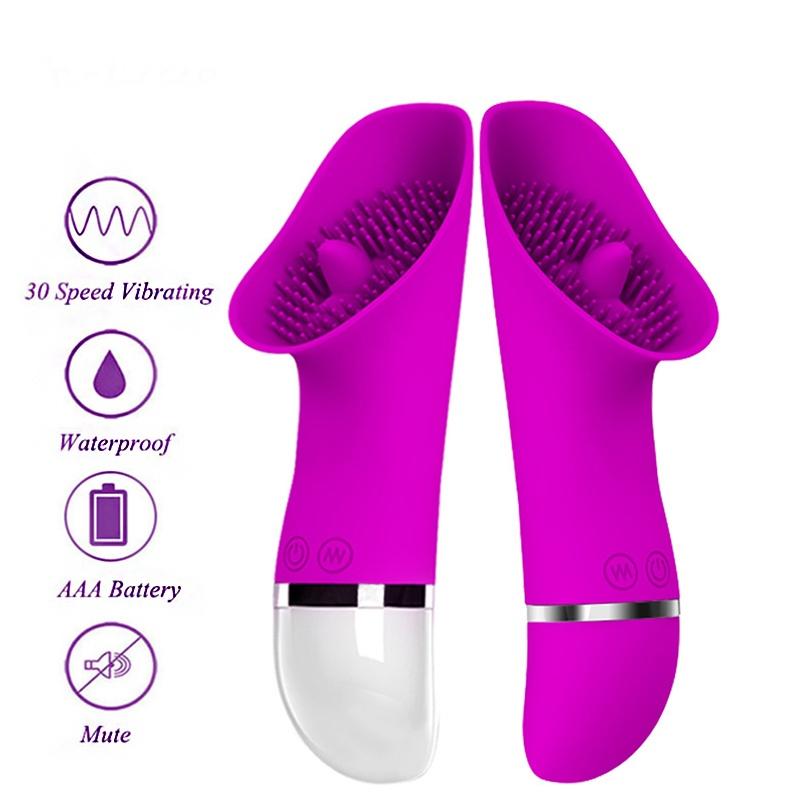 Hypoallergenic Clit Licking Vibrator For Women Whisper Quiet 30 Vibration Modes
