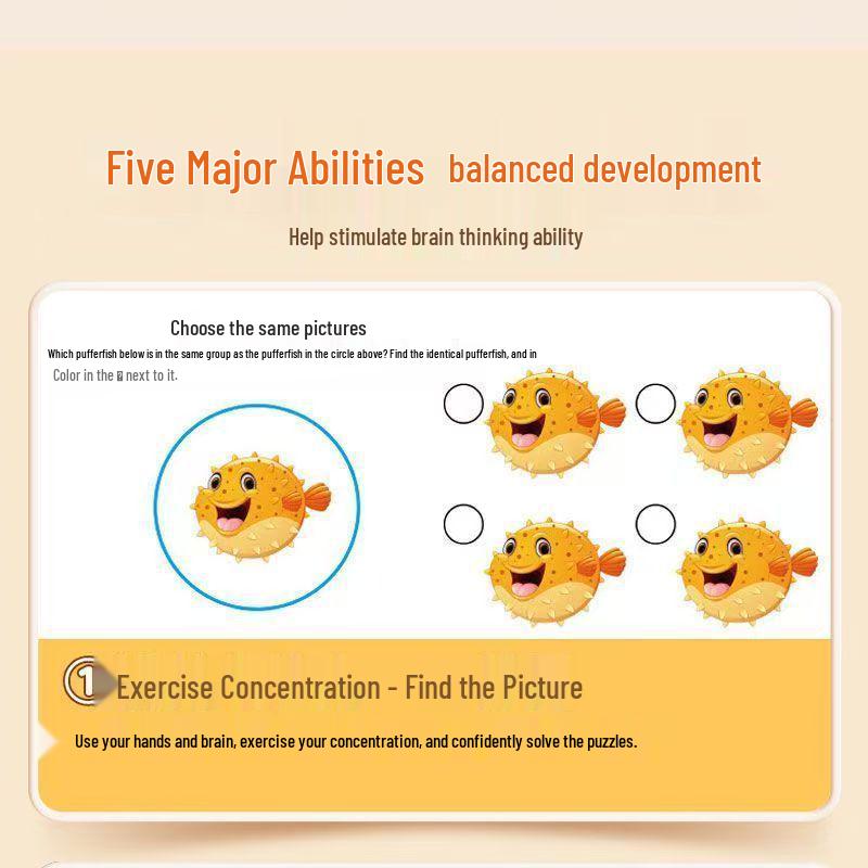 Children's Educational Brain Development & Thinking Training Books