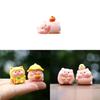 Cartoon Lucky Pig Pvc Action Figures Collectible Figurine For Collectors And Giftgiving