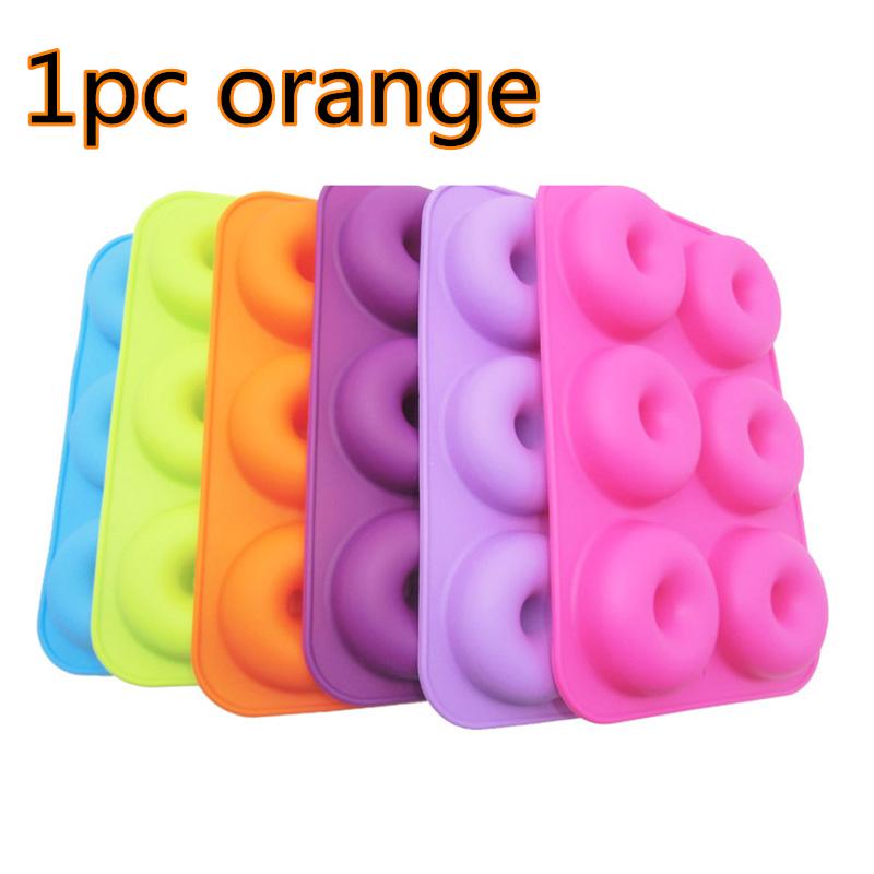 Silicone Donut Mold Baking Pan Non-Stick Baking Pastry Chocolate Cake Dessert DIY Decoration Tools Bagels Muffins Donuts Maker