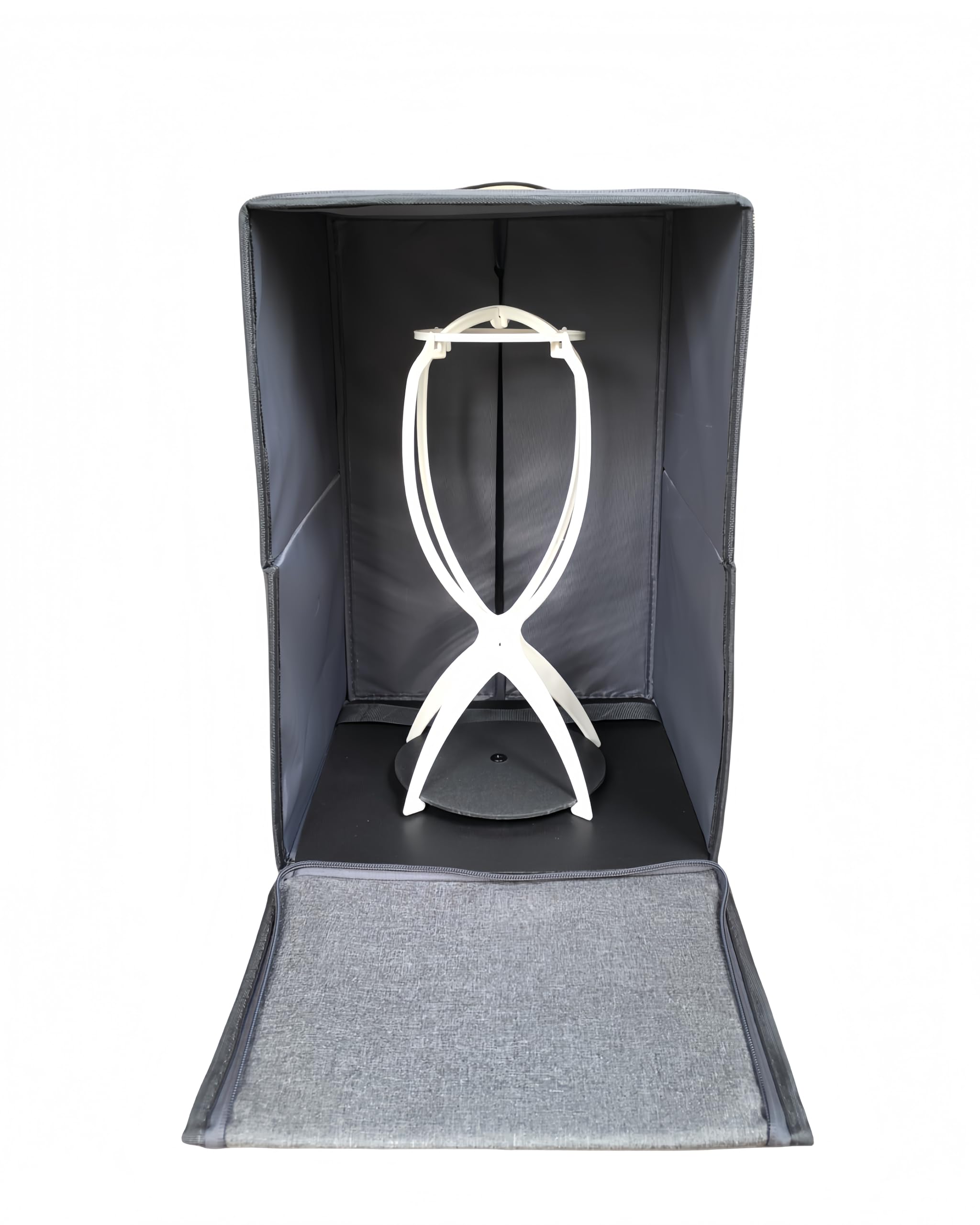 

Kuroobaa Travel Wig Bag and Wig Stand 2-Piece Set Foldable Wig Carrying Case and Storage