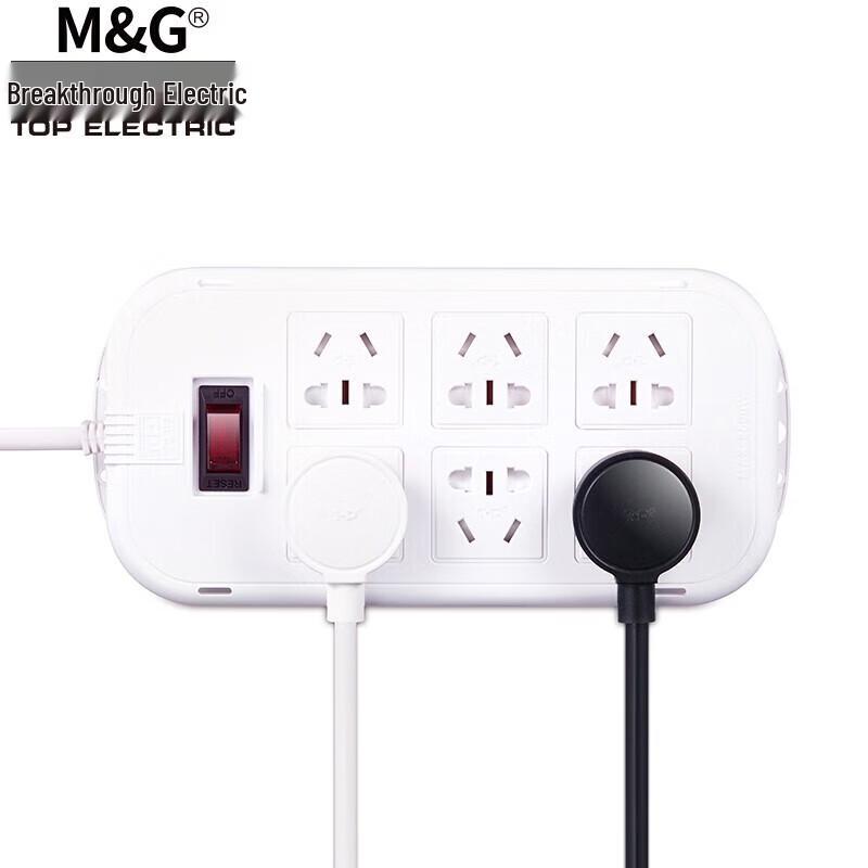 M&G 6-Port Surge Protector Power Strip CN Plug (adapter Included)