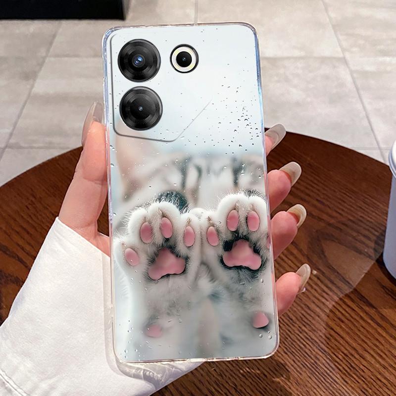 Hülle Für Tecno Camon 20 Pro 5G Hülle CK8n Ästhetisch Süß Cool Jungen Mädchen Transparente Rückseite Tecno Camon 20s Pro 5G Handyhülle