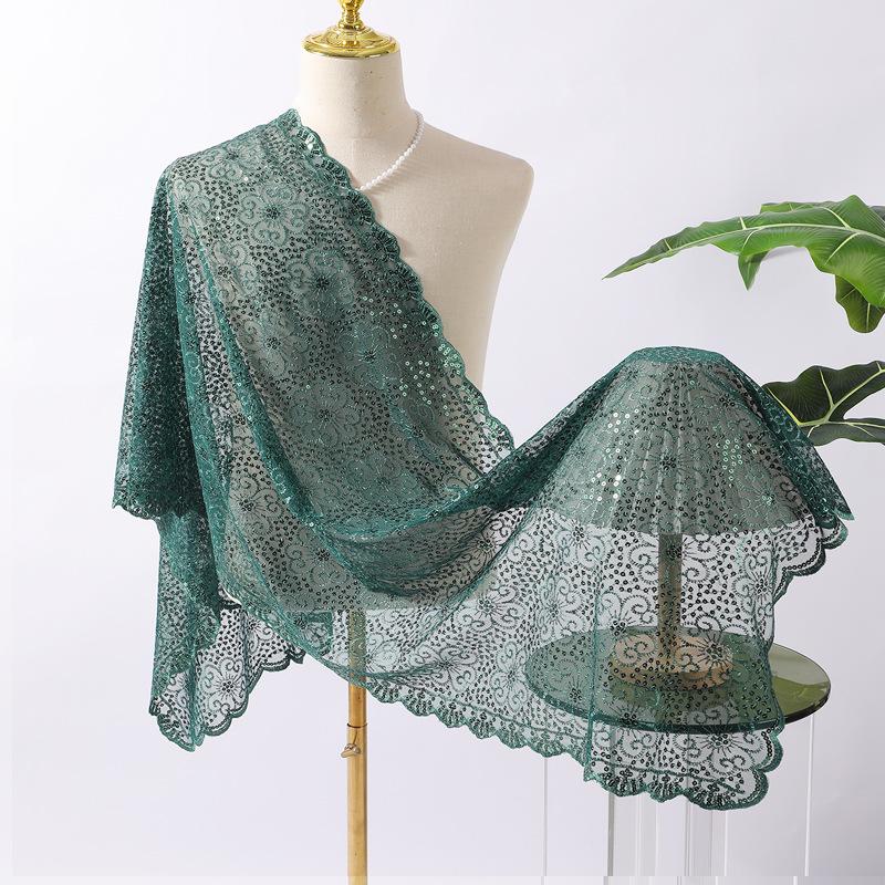 Temperament Elegant Plum Blossom Sequins Embroidered Shawl Bridal Cheongsam Evening Dress Banquet Shawl