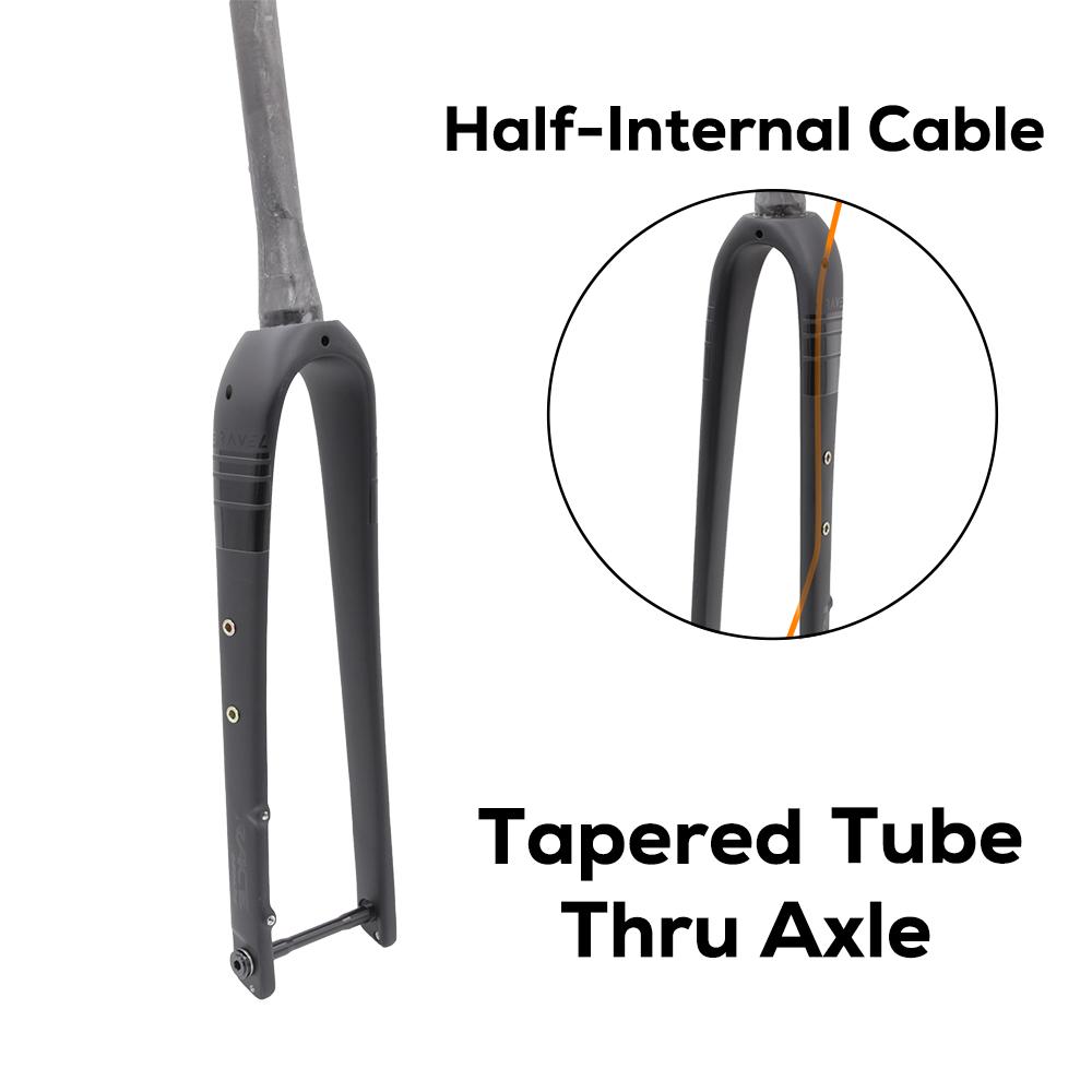 Gravel Bicycle Carbon Fiber Internal Wiring