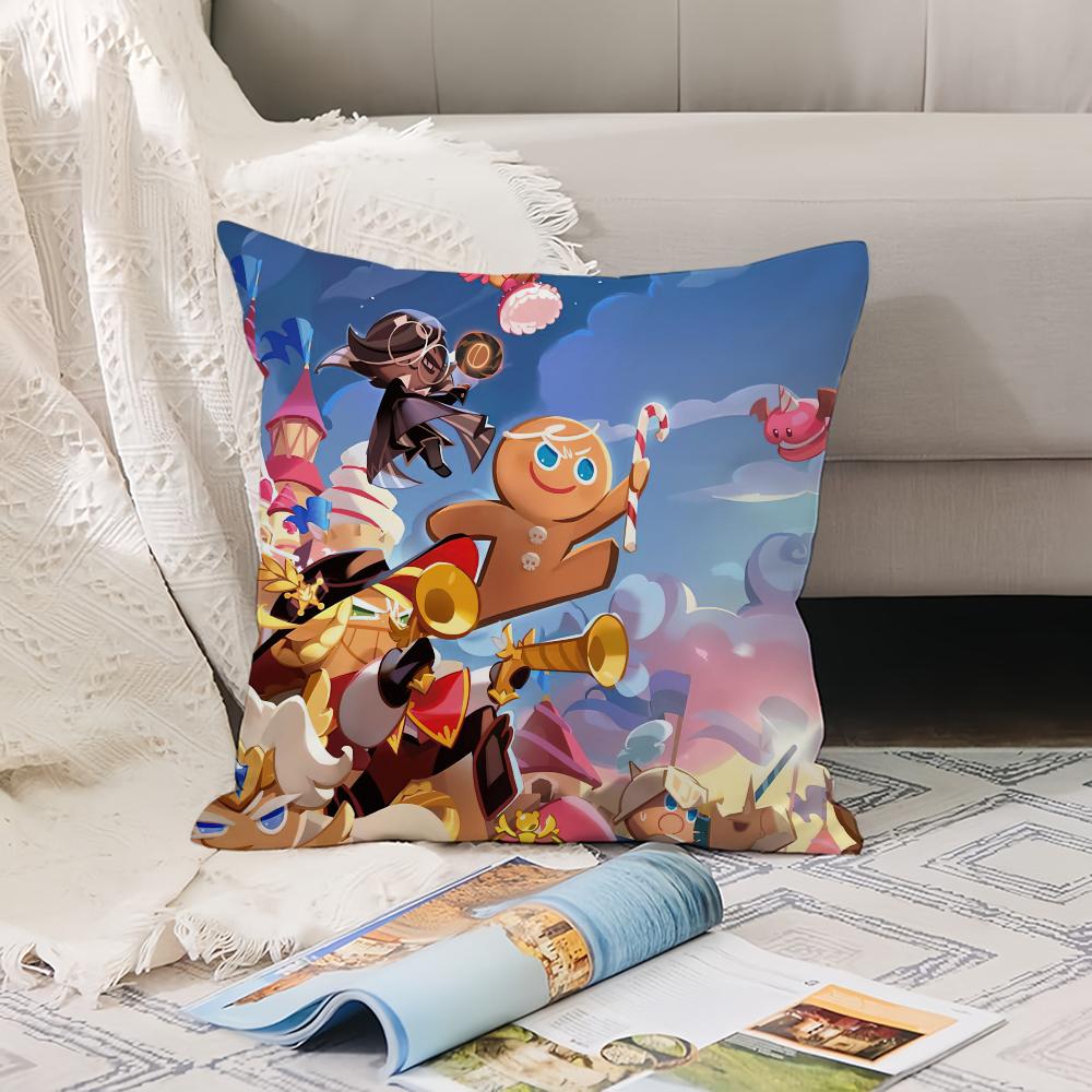 Game C-Cookie R-Run K-Kingdom RPG Pillow Case Office Cushions Suitable For Sofa Car Decorative Cushion Cover 12x12Inch