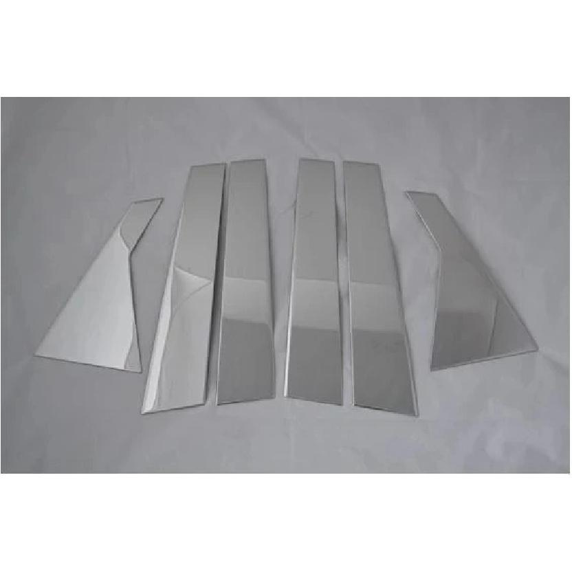 For Nissan Qashqai J10 J11 2008 -2013 2014-2016-  Stainless Steel Window Pillar Cover Strip Trims Decoration Car Sticker